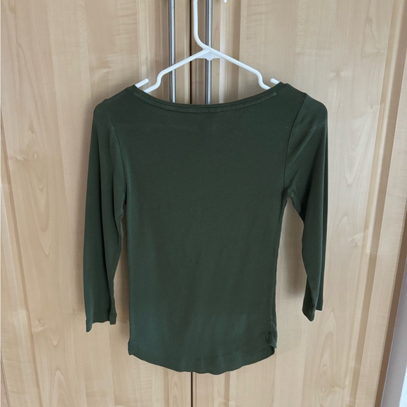 Ann Taylor boat neck 3/4 sleeve tee XS - Picture 2 of 3